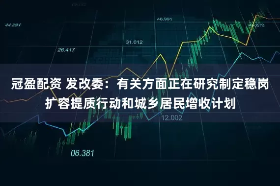 冠盈配资 发改委：有关方面正在研究制定稳岗扩容提质行动和城乡居民增收计划