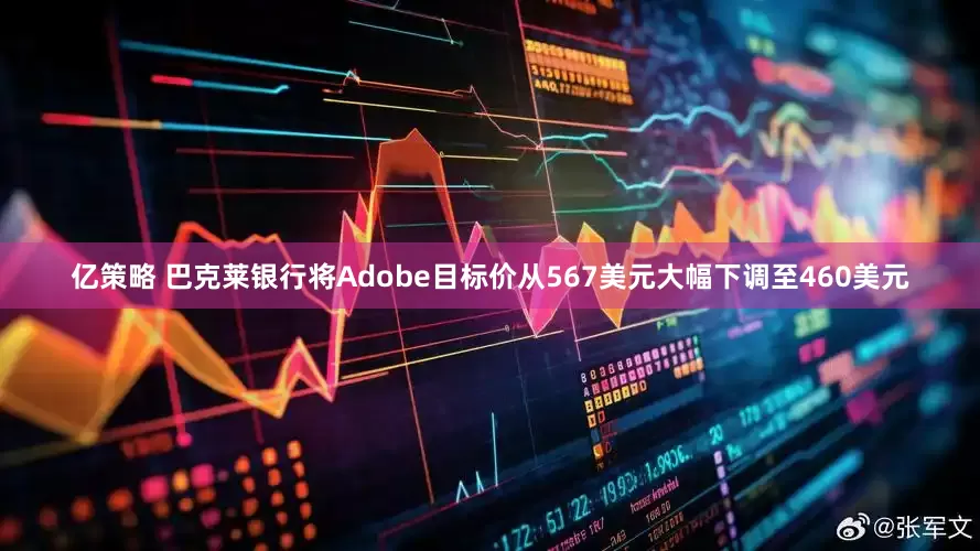 亿策略 巴克莱银行将Adobe目标价从567美元大幅下调至460美元